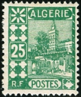 ALGERIA, COLONIA FRANCESE, FRENCH COLONY, MOSCHEA DI SIDI ABDER RAHMAN, 1926,  NUOVO (MLH*), Scott 41 - Unused Stamps