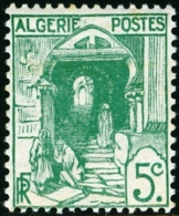 ALGERIA, COLONIA FRANCESE, FRENCH COLONY, CASBAH, 1926, FRANCOBOLLO NUOVO (MLH*), Scott 36 - Neufs