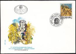 Yugoslavia 1994, FDC Cover "International Mimosa Festival, Herceg-Novi", Ref.bbzg - FDC