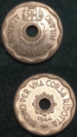 M_p> Gettone Azienda Tramviaria Milano Zecca J 1944 - Monedas/ De Necesidad