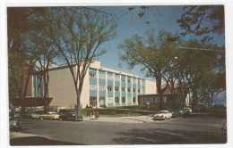 Adult Education Wisconsin Center Cars University Madison WI 1950s Postcard - Madison