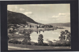 Suisse , L'Abbaye Et Le Lac De Joux . Carte Circulée 1960 , Oblitérée De L'Abbaye . - L'Abbaye