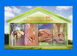 HK 2014-0011, International Day Of Families, S/S MNH - Blocks & Sheetlets