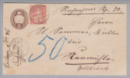 Heimat BE Sumiswald 1876-12-14 NN-Brief Nach Zollbrück - Lettres & Documents