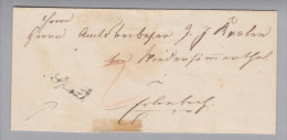 Heimat BE Spiez 1850-07-03 Langstempel Auf Brief Nach Erlenbach BE (Kleber) - 1843-1852 Federale & Kantonnale Postzegels