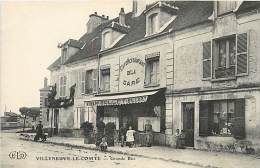 Réf : M-14-282 : Villeneuve Le Comte  Café-restaurant De La Gare - Autres & Non Classés