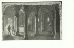 LOBBES La Crypte De L´ Eglise Saint Ursmer . Album De Lavis Attribué à Jean De Vaere ( 1822 ) - Lobbes