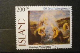 Islande - Année 1996 - Tableaux "Lavandières De Jonsdottir" - Y.T. 796  - Oblitéré - Used - Gestempeld. - Gebruikt