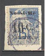 Nossi-Bé: Yvert Taxe N° 8°, Very Fine Used; Signé Roumet; Voir Scan - Used Stamps