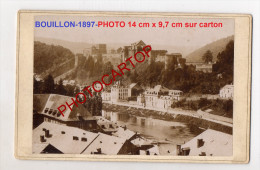 BOUILLON-1897-Photo Sur CARTON-BELGIEN-BELGIQUE- - Bouillon