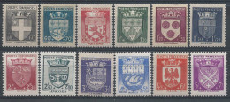 France N° 553 à 564 * Neuf - 1941-66 Coat Of Arms And Heraldry