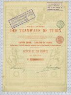 Sa Des Tramways De Turin - Railway & Tramway