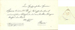 Faltbrief  "Bürgergemeinde Bern"       1850 - ...-1845 Prephilately