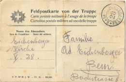 Feldpost Karte  "Bataillon 28"          Ca. 1910 - Abstempelungen