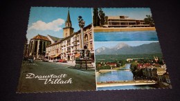 C-5171 CARTOLINA DRAUSTADT VILLACH - VARIE VEDUTE - CAMPANILE PONTE FIUME - Villach