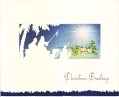 VERY OLD & VINTAGE GREETINGS CARD - CHRISTMAS AND NEW YEAR GREETINGS - ARABIAN VIEW - Autres & Non Classés