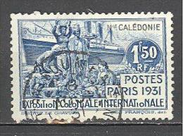 Nouvelle Calédonie, Yvert N°165°, Expo Coloniale - Usati