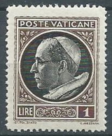 1945 VATICANO MEDAGLIONCINI 1 LIRA MNH ** - EDV13 - Ongebruikt