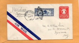 LIndbergh Flight Feb 13 1928 Air Mail Cover Mailed - 1c. 1918-1940 Lettres