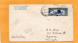 LIndbergh Flight March 1 1928 Air Mail Cover Mailed - 1c. 1918-1940 Lettres