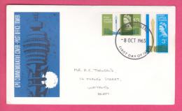 GB GREAT BRITAIN 1965 Grande Bretagne - Post Office Tower - 2v GPO COMMEMORATIVE COVER - Middlesex Cxl - As Scan - 1952-1971 Em. Prédécimales