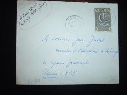 LETTRE POUR LA FRANCE TP EUROPA 3F OBL. 02.11.66 WILTZ - Lettres & Documents