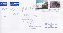 New Zealand 2002 Airpost And Lottin Point On Cover Sent To Australia - Cartas & Documentos