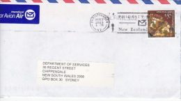 New Zealand 2003 Christmas, Bell, On Cover Sent To Australia - Lettres & Documents