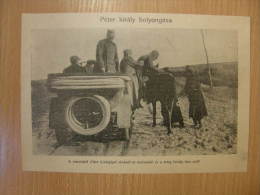 Serbia  King Petar , Automobile Horse -  WWI-grande Guerre 1916-18 -   W70 - Autres & Non Classés