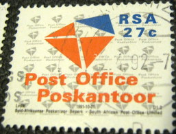 South Africa 1991 Post Office 27c - Used - Gebruikt