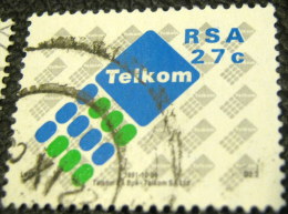 South Africa 1991 Telecommunications 27c - Used - Used Stamps