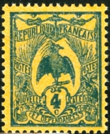 NUOVA CALEDONIA, NEW CALEDONIA, FRENCH TERRITORY, 1905-1928, FRANCOBOLLO NUOVO (MNG), Mi 87, Scott 90, YT 90 - Unused Stamps