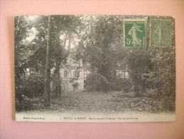 CP BOURG LA REINE  N°5 MAISON ANDRE THEURIET VUE SUR LA PELOUSE - ECRITE EN 1920 - Bourg La Reine