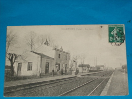 89 ) Champigny - La Gare  - Année 1908 - EDIT - - Champigny