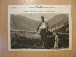 Franz Ferdinand's Schwager -brother In Law -  Graf Leopold Nostitz -   WWI-grande Guerre 1914-18 - Print   W101 - Autres & Non Classés