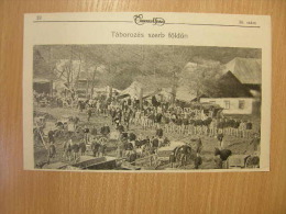 Serbia - Military Camp - Austro -Hungarian Army - WWI-grande Guerre 1914-18 - Print   W108 - Autres & Non Classés