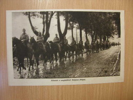 Belgium - German Soldiers Marching - WWI-grande Guerre 1914-18 - Print   W114 - Autres & Non Classés