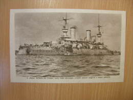SMS Kaiser Wilhelm Der Grosse  - HMS Emperor William The Great -battleship  WWI-grande Guerre 1914-18 - Print   W119 - Autres & Non Classés