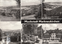 CPA MARKNEUKIRHEN- VILLAGE PANORAMA, SQUARE, MUSIC MUSEUM - Markneukirchen