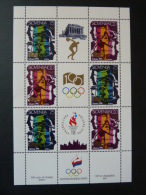 BLOC FEUILLET "SLOVENIE " J.O. ATLANTA 96 -  Feuille Timbres 154 + 155  X3     (YetT) - Summer 1996: Atlanta