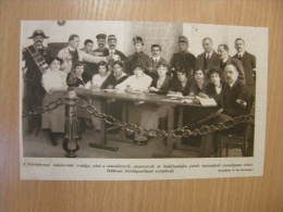 Hungary Budapest Red Cross Office -backside Czech Rep. Eger Hungarian Invalides WWI-grande Guerre 1914-18 - Print   W123 - Autres & Non Classés