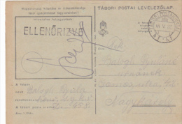 PRIVATE POSTCARD, SENT FROM HUNGARY TO ROMANIA, 1944 - Briefe U. Dokumente