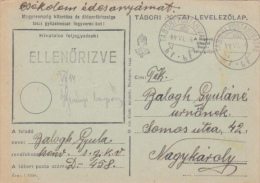 PRIVATE POSTCARD, SENT FROM HUNGARY TO ROMANIA, 1944 - Covers & Documents