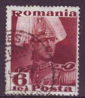 Romania, 1934 - 6L King Carol II - Usato° Nr.453 - Usado