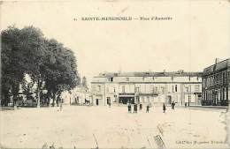 Depts Divers - Marne -ref M931- Sainte Menehould -ste Menehould - Place D Austerlitz -petit Plan Pharmacie Frote - - Sainte-Menehould