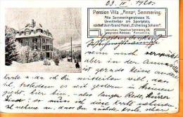 Austria  Traveled Postcard Semmering Pension Villa Anna - Semmering