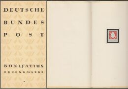 Bund: Minister Card - Ministerkarte Typ I, Michel-Nr. 199 ** : " Bonifatius Gedenkmarke " ! X - Brieven En Documenten