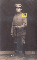Photocarte Allemande-Militaire Allemand Sabre 1917 (guerre14-18)2 Scans - Guerra 1914-18
