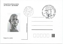 Slovakia 2012. Postal Card Jan Koniarek Trnava 13.4.2012. - Cartas & Documentos