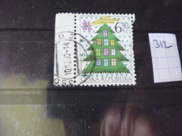 TIMBRE OBLITERE DE TCHEQUIE   YVERT N°312 - Used Stamps